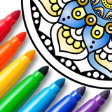 Mandala coloring games biểu tượng