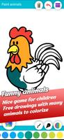 Animal Coloring Pages for kids ポスター