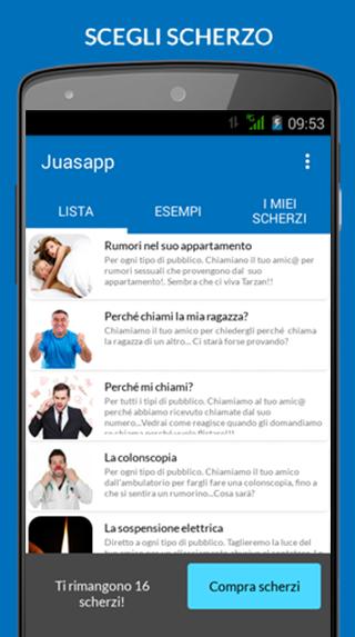 come scaricare juasapp scherzi infiniti