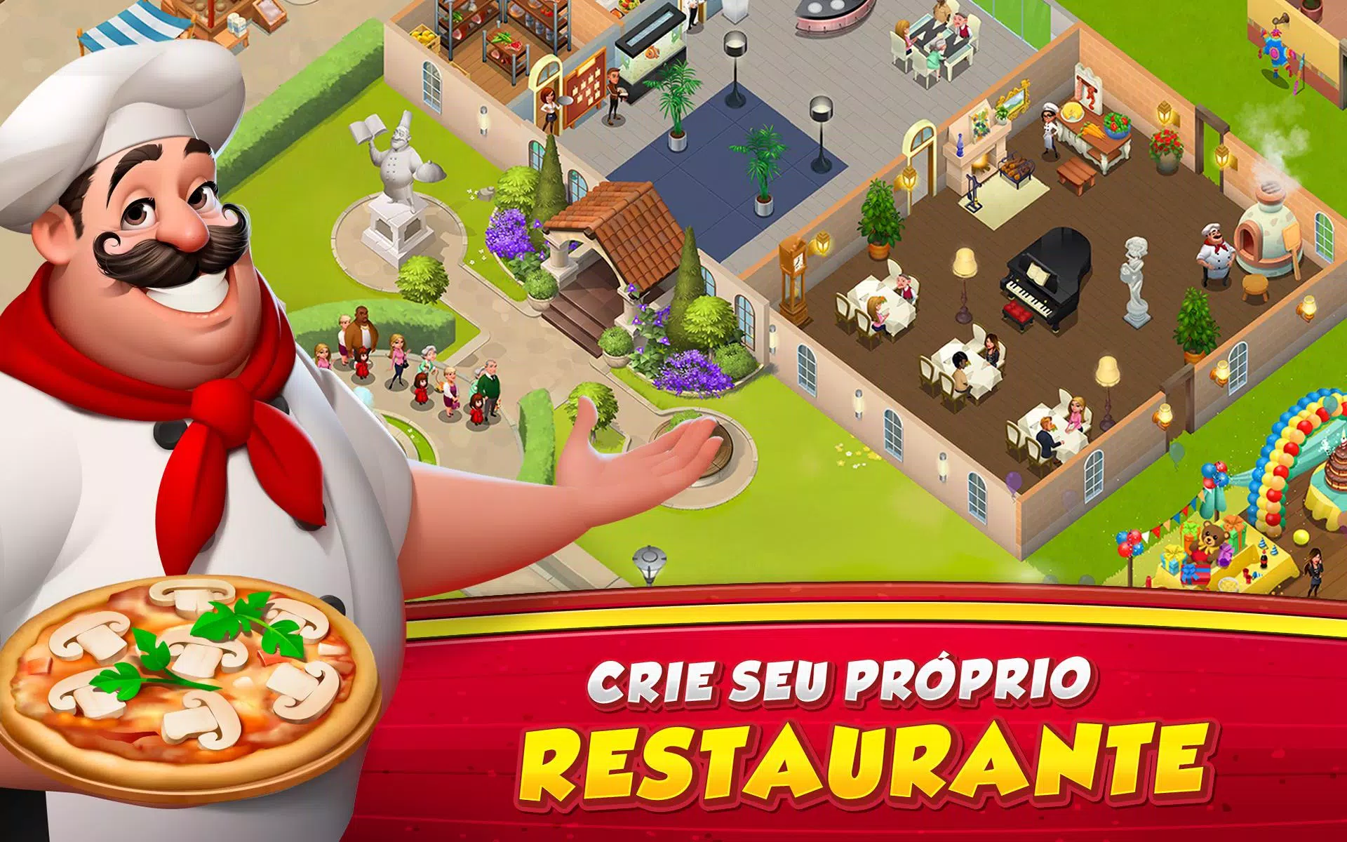 Chef Guerra Feliz Chef Jogos de Culinária versão móvel andróide