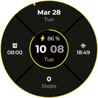 3 Schermata WES6 - Blues Watch Face