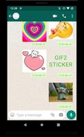 برنامه‌نما GIF2Sticker عکس از صفحه