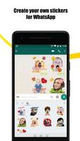 Create Stickers for WhatsApp poster