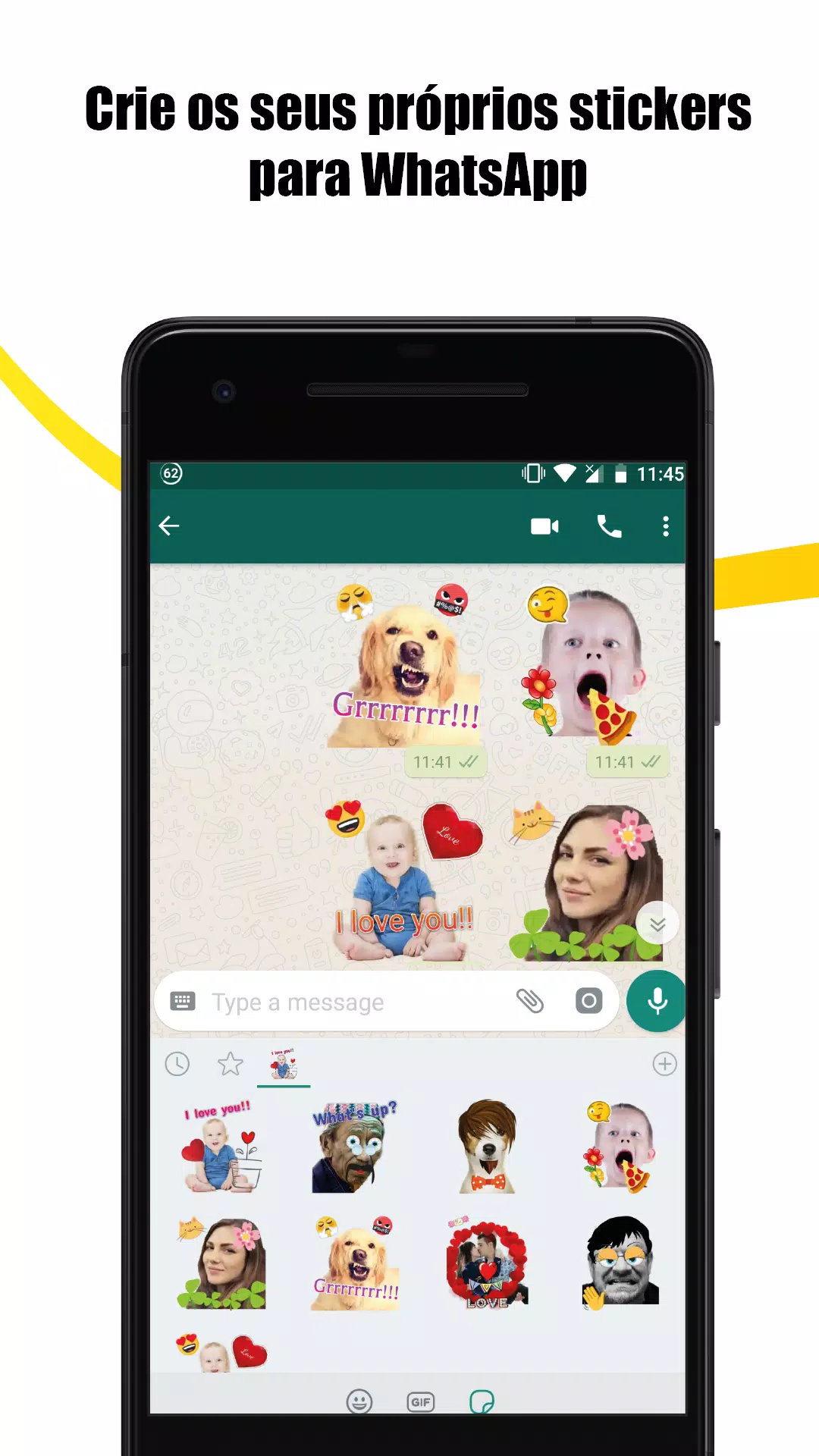 Ideias sobre como criar figurinhas GIF personalizadas para WhatsApp