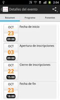 Eventos UCM captura de pantalla 2