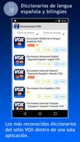 DICCIONARIOS DE ESPAÑOL VOX पोस्टर