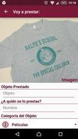 1 Schermata Control préstamos de objetos