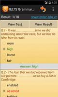 IELTS Grammar Test captura de pantalla 3
