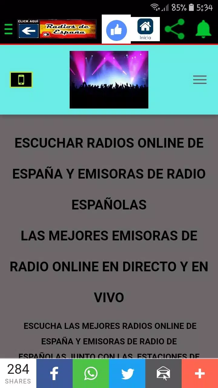 Descarga de APK de Radios de España FM-Emisoras Radio Gratis para Android