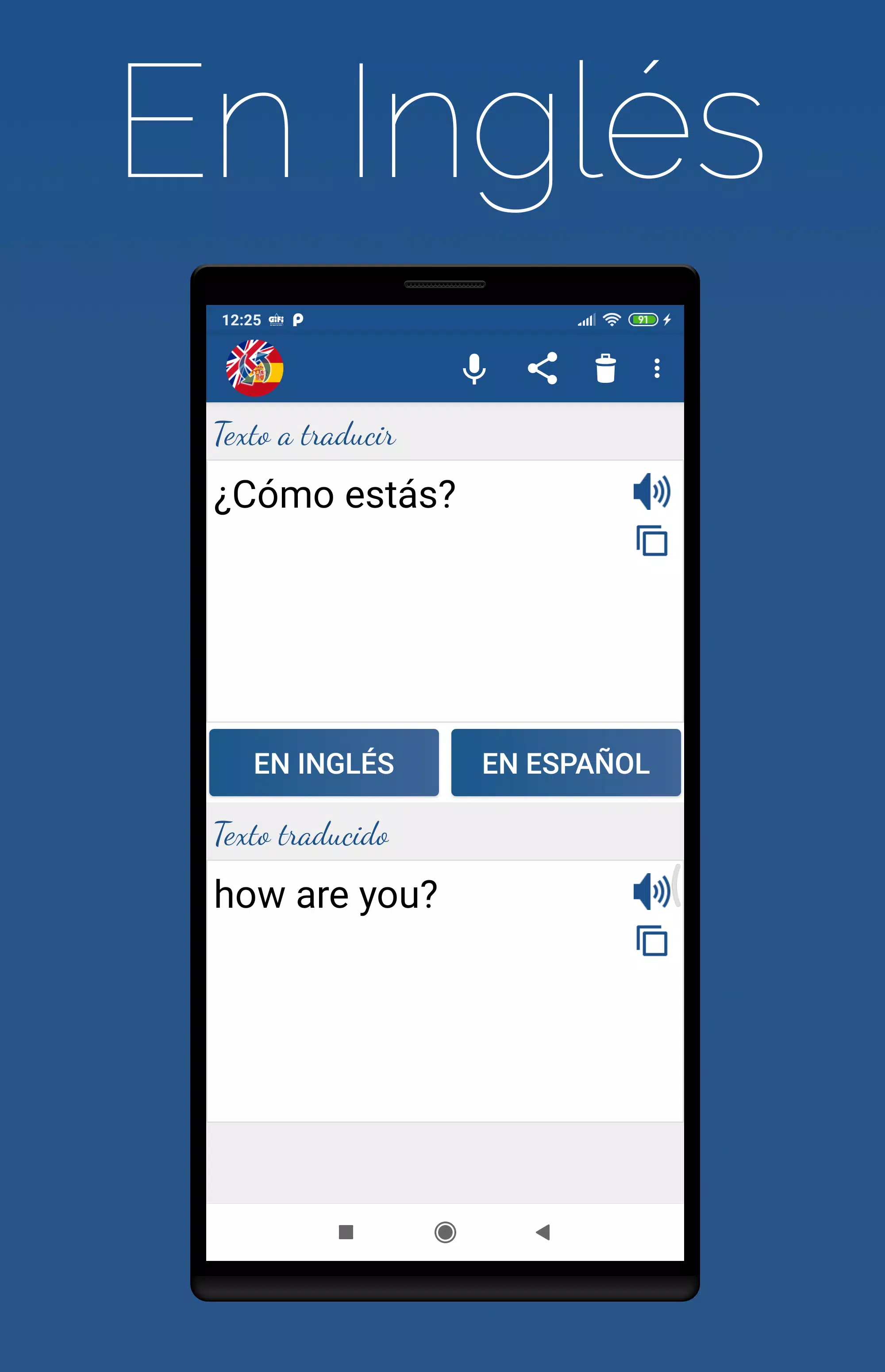 Descarga de APK de Traductor Español Inglés para Android