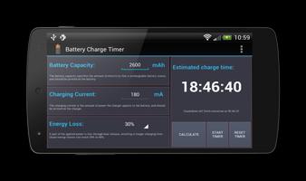 برنامه‌نما Battery Charge Timer عکس از صفحه