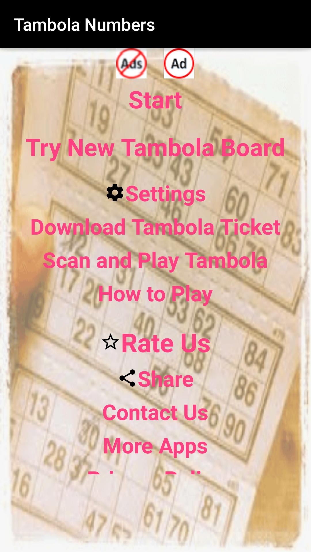 Tambola Number caller application APK for Android Download