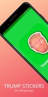 Трамп Наклейки для WhatsApp постер