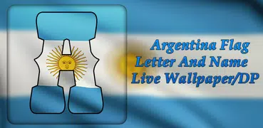 Argentina Flag Letter Alphabet & Name