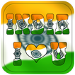 ”Indian Flag Alphabet Letter/Name Live Wallpaper/DP