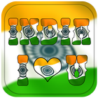 ikon Indian Flag Alphabet Letter/Name Live Wallpaper/DP
