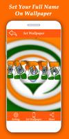 Indian Flag Alphabet Letter/Name Live Wallpaper/DP تصوير الشاشة 1