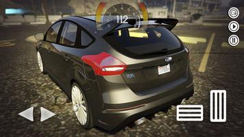 Car Simulator Focus RS Drive الملصق