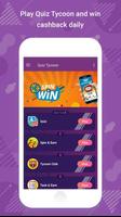 Poster Tycoon Quiz:Live Trivia Game,Play & Win Cash Paytm