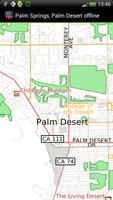 Palm Springs offline map Affiche
