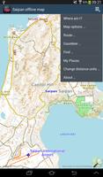 Saipan island offline map الملصق