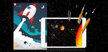 CleverBooks Space-poster