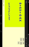 أحد المعادلات المتغيرة الملصق