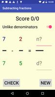 Subtracting fractions ảnh chụp màn hình 1