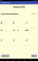 Subtracting fractions ảnh chụp màn hình 2