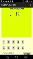 Multiplikation Plakat