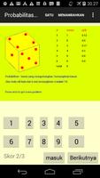 Probabilitas dengan dadu poster