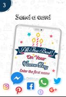 برنامه‌نما Create e-card for name day عکس از صفحه