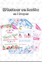 Faire des e-cartes de remerciement Affiche