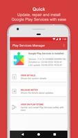 Play Services update, install and info Plakat
