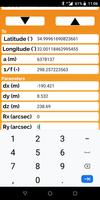 Helmert 7 parameter transformation calculator captura de pantalla 1