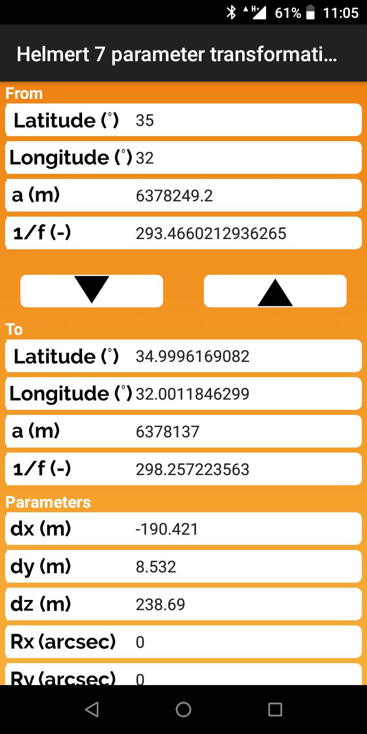 Helmert 7 parameter transformation calculator-FREE for Android - APK  Download