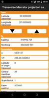 Transverse Mercator Projection Calculator-FREE capture d'écran 2