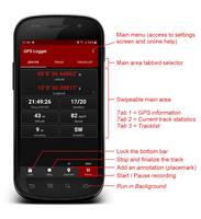 GPS Logger الملصق