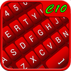Red Keyboard ikona