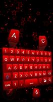 Red Keyboard Affiche