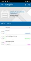 برنامه‌نما Events@EU عکس از صفحه