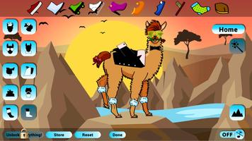 Fancy Llama Dress Up Game imagem de tela 1