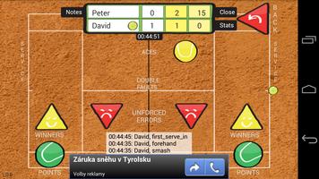 Tennis Scout PRO Score Keeper capture d'écran 1
