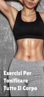 Poster Allenamento a casa per donna