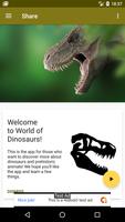 World of Dinosaurs Affiche