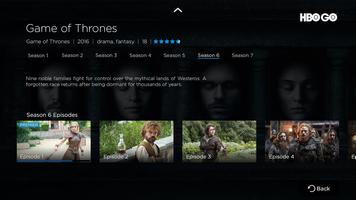 HBO GO - Android TV 스크린샷 1