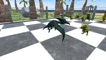 برنامه‌نما Dino Battle Chess 3D عکس از صفحه