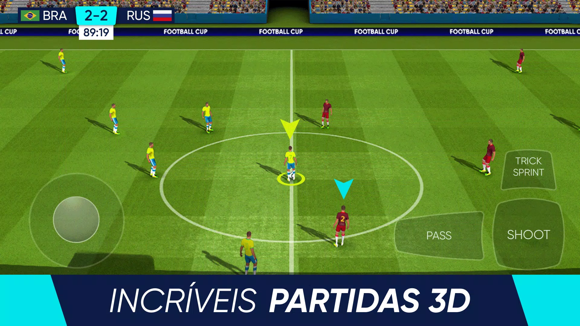 OS 10 MELHORES JOGOS DE FUTEBOL PARA ANDROID 2022 🛑 