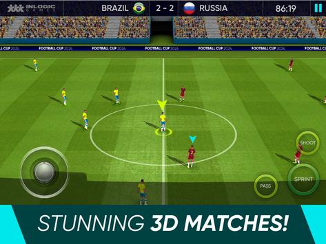 Soccer Cup 2024: Football Game اسکرین شاٹ 3
