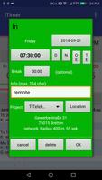 Working hours, GPS, Web GUI screenshot 1